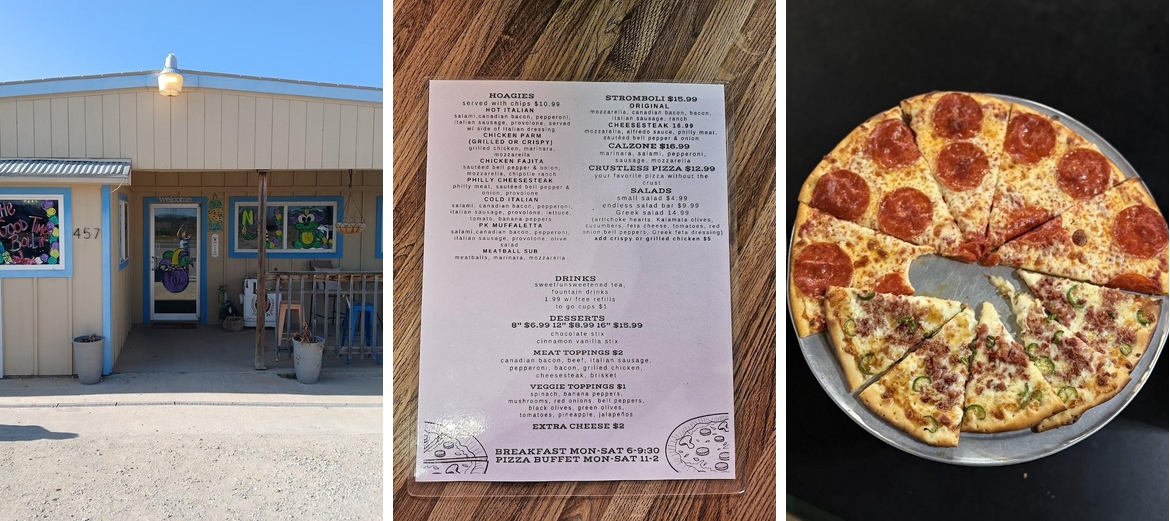 The Pizza Shack Menu