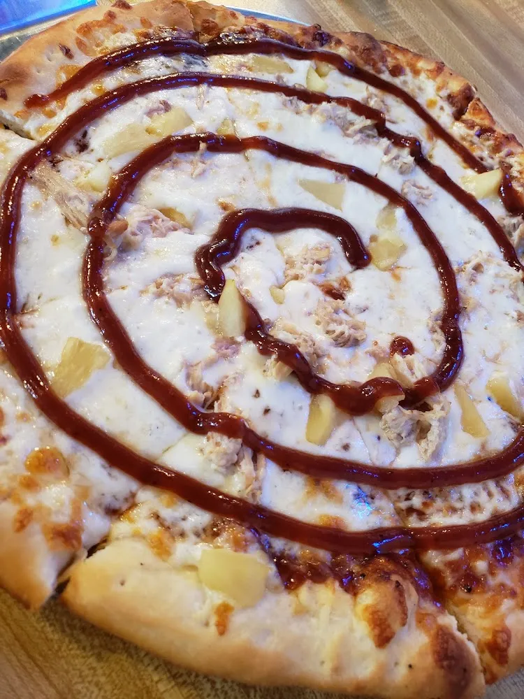BBQ Chicken Pizza Add Pineapple