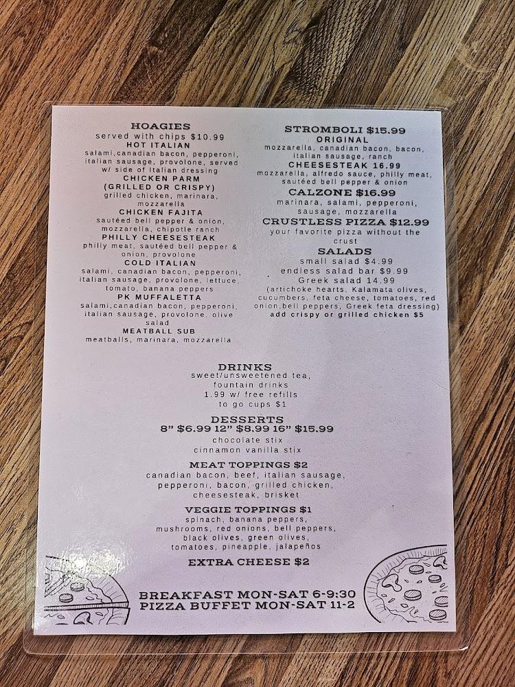The Pizza Shack Menu image 1